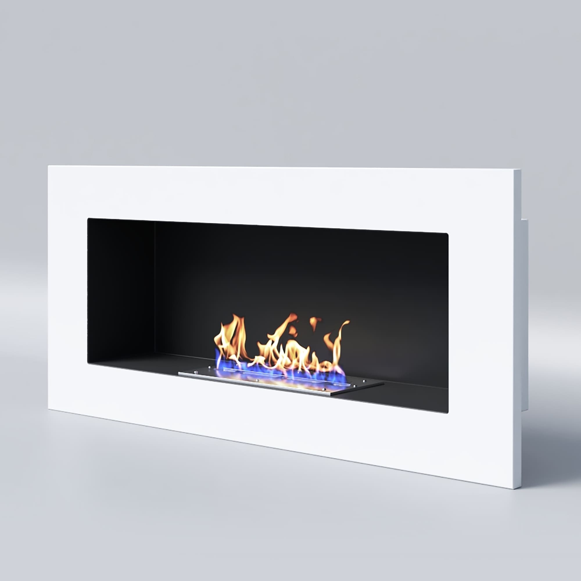 Биокамин "Русский огонь" Лайт Бланк 900V с защитным и декоративным стеклом по цене 29 050 руб.