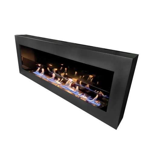 Биокамин "Русский огонь" Лофт 1300N настенный с декоративным стеклом (стемалитом)