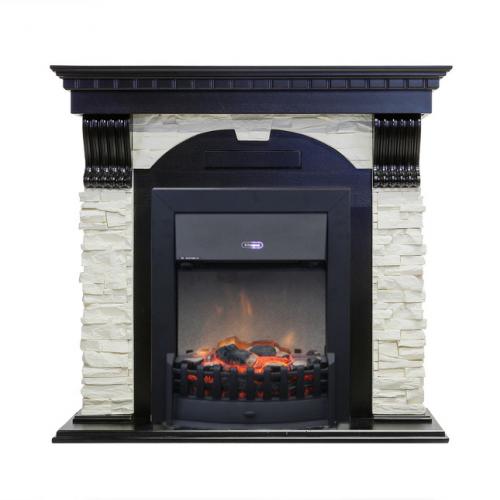 Dublin арочный сланец белый (венге)+Lydon Black