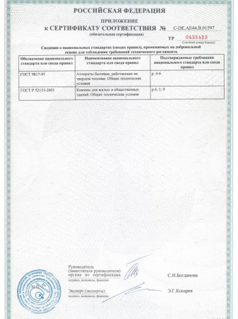 Газовая топка Vero Design NI G2 H3 G 
Газовая топка Vero Design NI G2 H3 G