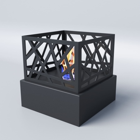 Биокамин "Русский огонь" Бруклин черный по цене 12 000 руб.