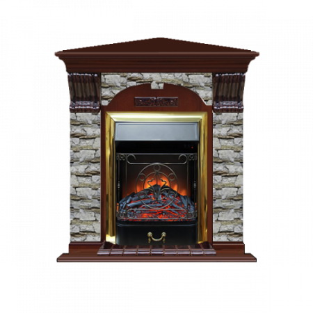 Арочный Алтай угловой (красное дерево)+Majestic Brass