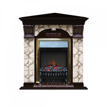 Арочный Карелия угловой (венге)+Fobos Brass