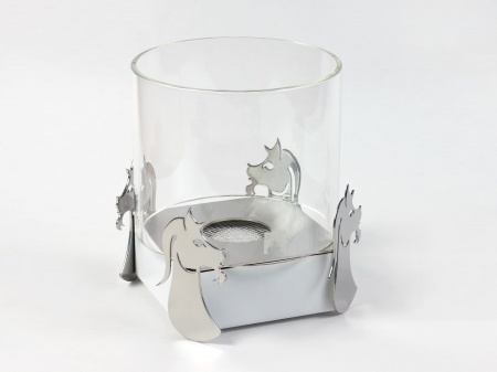 Настольный биокамин Lux Fire Зодиак "Козерог" Белый по цене 15 000 руб.