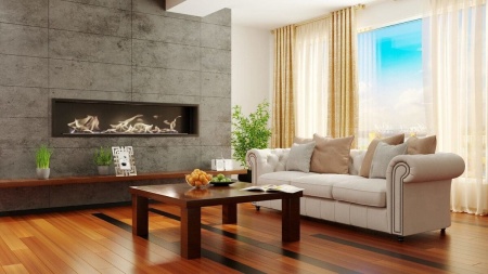 Биокамин "Русский огонь" Гефест 1660 встраиваемый с защитным стеклом по цене 50 100 руб.