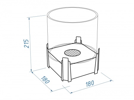 Настольный биокамин Lux Fire Зодиак "Козерог" Белый по цене 15 000 руб.